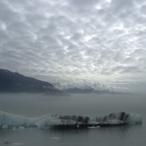 Alaska Cruise Ship Ice and Fog