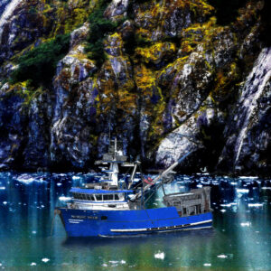 Alaskan Fishing Boat Painting