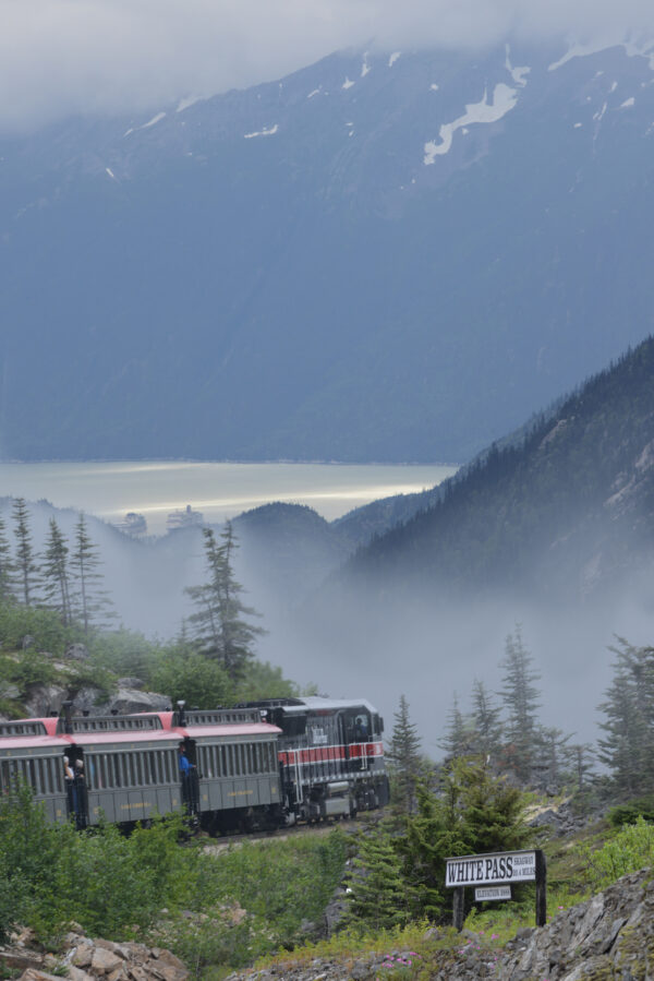 Skagway Alaska White Pass Railroad Route