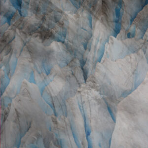 Juneau Alaska Seaplane abstract of a Glacier