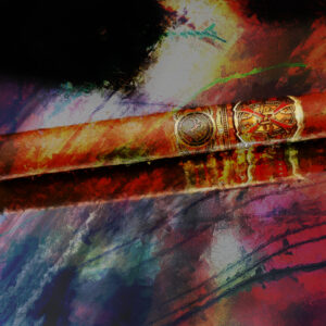 Abstract Opus X Stefano Ricci Cigar Painting