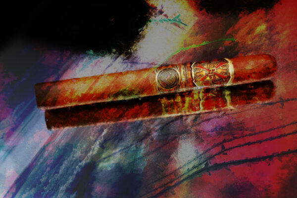 Abstract Opus X Stefano Ricci Cigar Painting