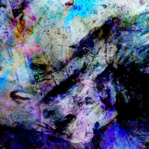 Blues By You Abstract Print