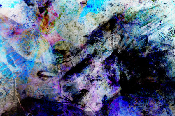 Blues By You Abstract Print