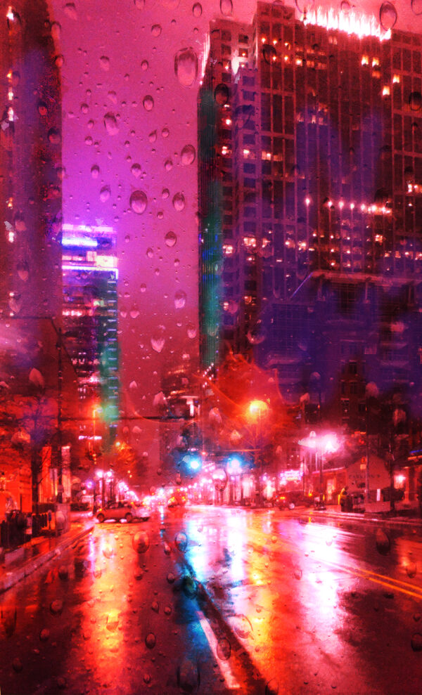 Rain Down Charlotte Abstract Modern Art Painting