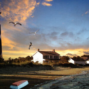 11 x 14 fine art print Cape Lookout Light Station OBX