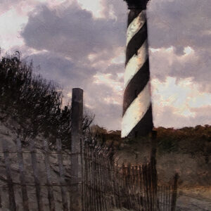 11 x 14 Fine Art Matted Print Cape Hatteras Lighthouse Outer Banks North Carolina