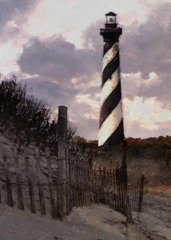 11 x 14 Fine Art Matted Print Cape Hatteras Lighthouse Outer Banks North Carolina