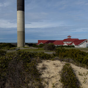 11 x 14 Fine Art Matted Print Oak Island Lighthouse North Carolina