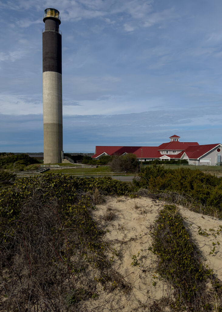 11 x 14 Fine Art Matted Print Oak Island Lighthouse North Carolina