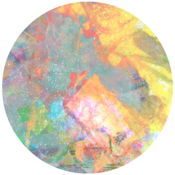 wild flower abstract decal