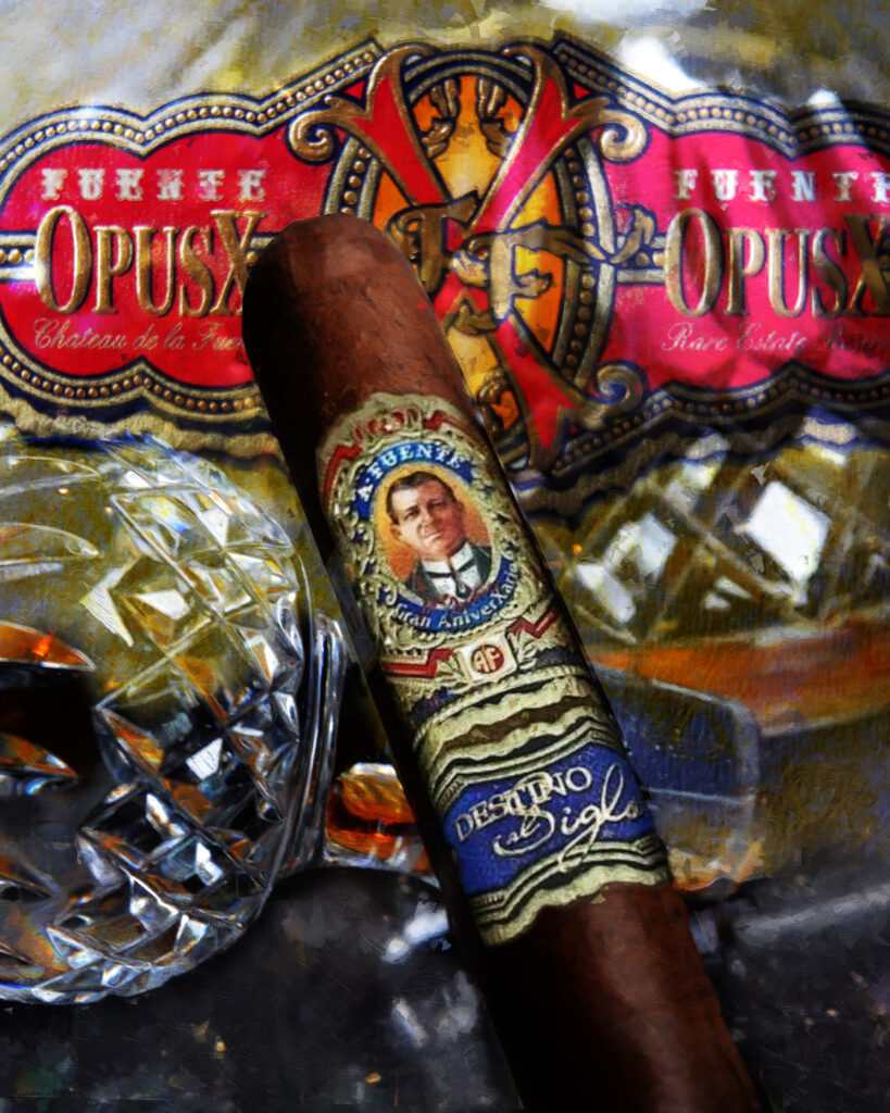 11 x 14 matted fine art print Opus X Destino Cigar