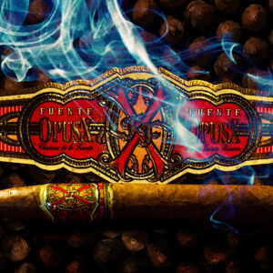 11 x 14 matted fine art print Opus X Cigar Band Art