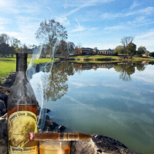 Pappy and Opus X On The 18th Hole River Run Davidson