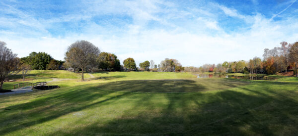 Fine Art Golf First Hole River Run Country Club Davidson North Carolina