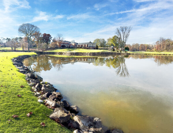 Fine Art Print 18th Hole River Run On In Two