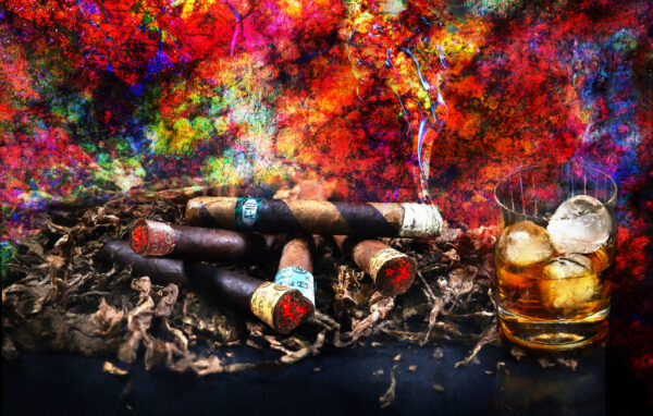 Rocky Patel Edge Series Cigar Abstract Print or Painting