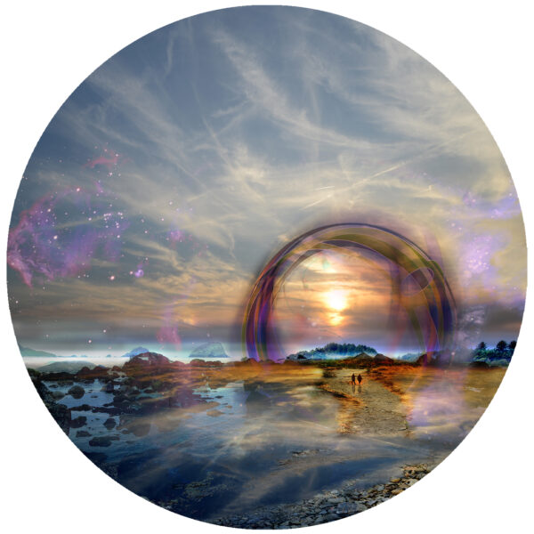 portal thru time decal