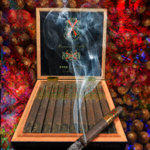 Fuente Opus X Heaven and Earth Rare Black Double Corona painting print or poster