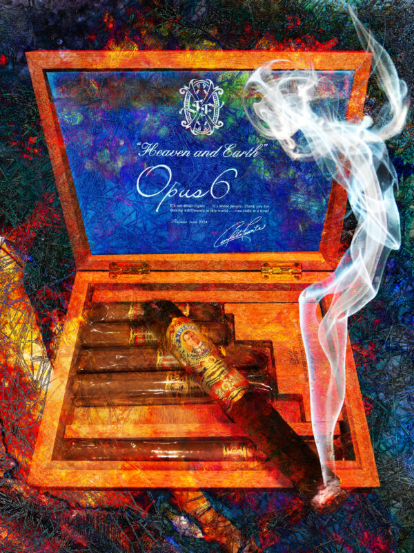 Fuente Opus X Heaven and Earth Abstract Print poster or painting