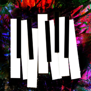 Piano Key Musical Abstract