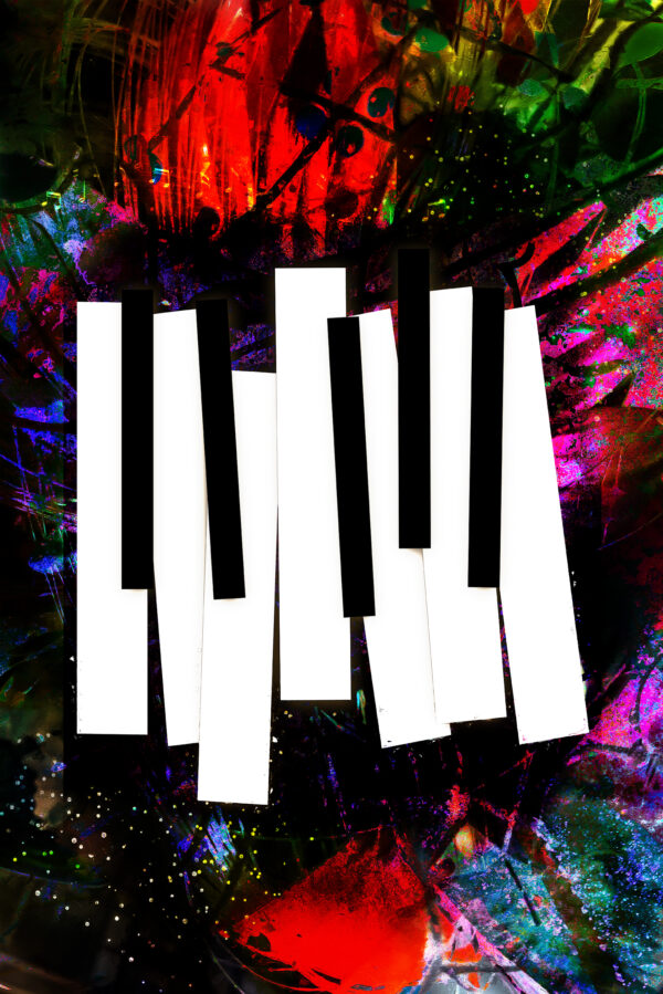 Piano Key Musical Abstract