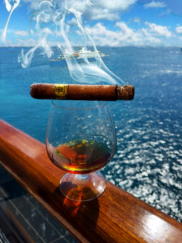 Trinidad Cuban Cigar at sea