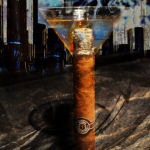 Manhattan Montecristo Cuban Cigar Abstract