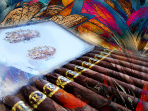 Cuban Cigar Art Vegas Robaini Abstract