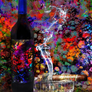 Custom Wine Labels with art from Michael John Valentine