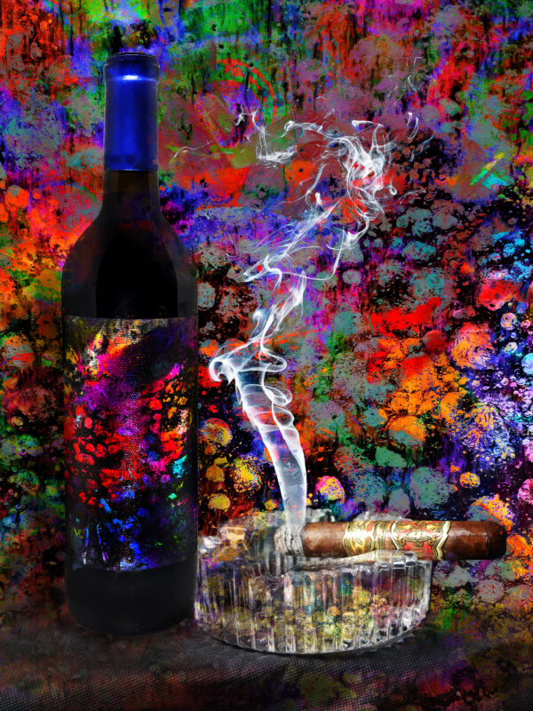 Custom Wine Labels with art from Michael John Valentine