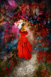 My Muse On The Monet Flower Walkway