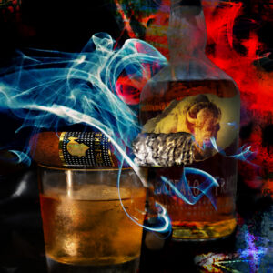 Cohiba BEHIKE and Buffalo Trace Fine Art