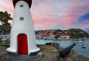 The Gustavia Lighthouse in Sant Barts