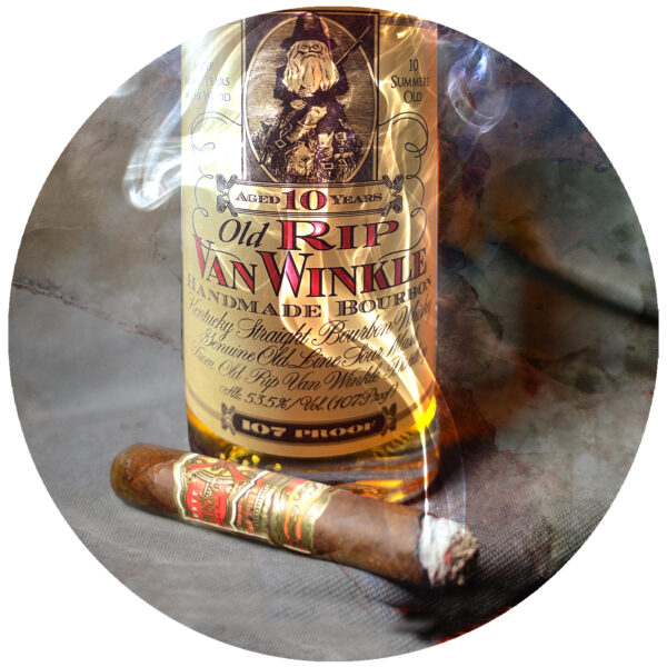 10 Year Old RIP with Fuente Opus X cigar decal