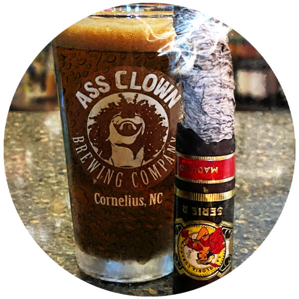 Ass Clown Brewery and La Gloria Cigar Decal