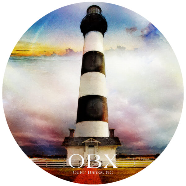 Bodie Island Lighthouse art OBX