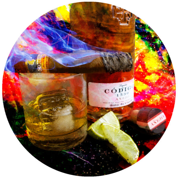 Cohiba Cubana and Codigo Tequila Decal