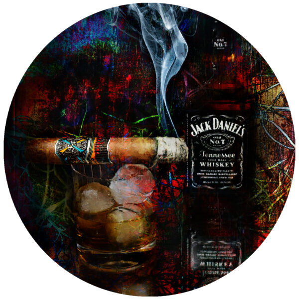 Fuente Opus X Society and Jack Daniel's Old Number 7 Decal