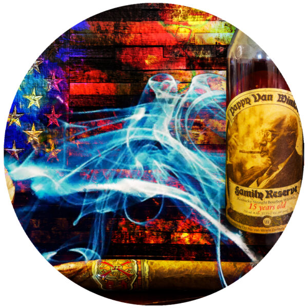 Arturo Fuente Opus X cigar 15 year Pappy American Flag Decal