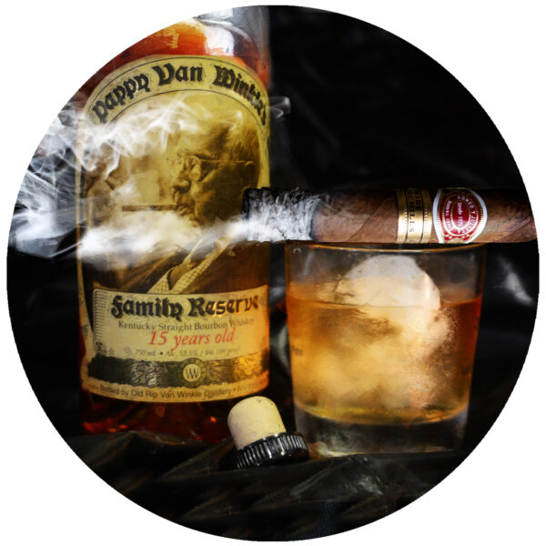Romeo and Julieta Cigar and 15 Year pappy Decal