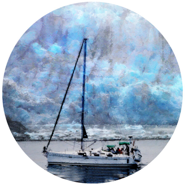 The Sailboat In Alaska Decal