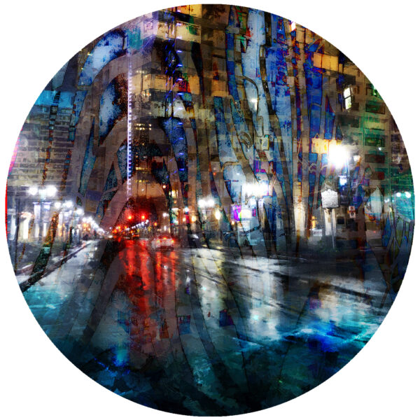 the city of Charlotte abstract decal