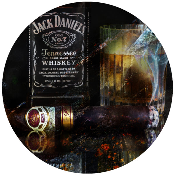 Jack Daniels Whiskey and Padron 1926 90th Anniversary cigar decal