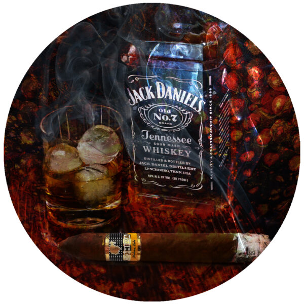 Cohiba Cuban Cigar with Jack Daniel's On Ice Decal