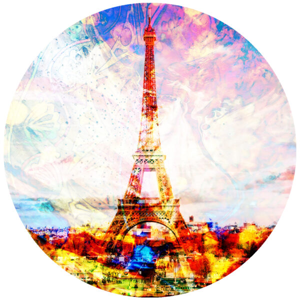 Eiffel Tower Abstract