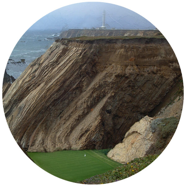 Lighthouse Oregon Golf Hole Art