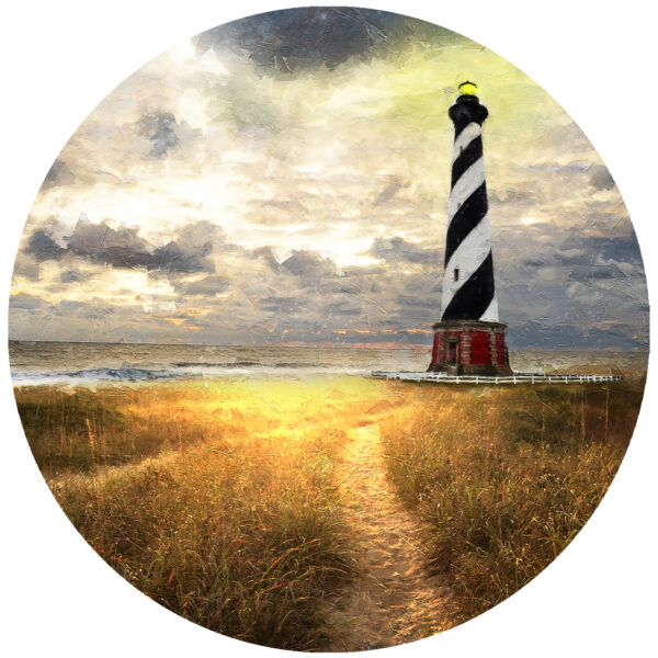 Cape Hatteras Lighthouse Pathway To The Stars Art