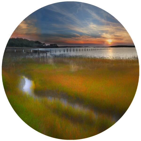 Sunset at Hilton Head Abstract art