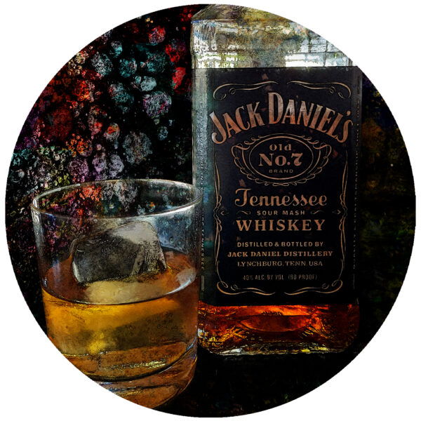 Jack Daniel's On Ice Abstract decal